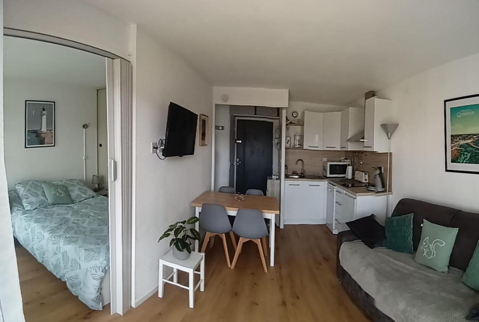 Appartement Cocon A Quiberon Dans Residence Calme, Plages Et Centre Ville A Pied Ou A Velo Pour 2 A 4 Personnes Dış mekan fotoğraf